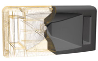 B300 wave guide horn design